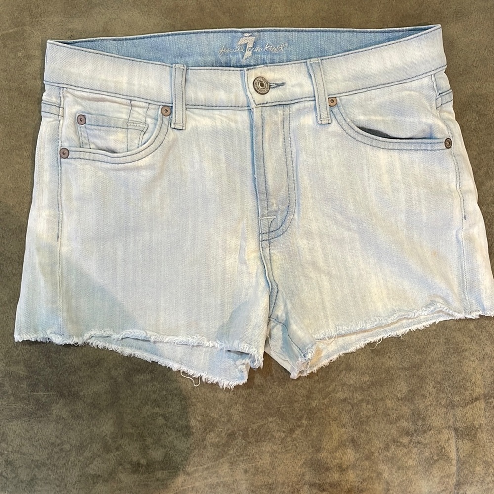 7 For All Mankind Denim Shorts, Size 26